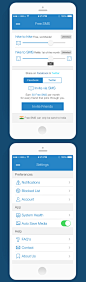 Redesign concept of hike messenger according iOS7 on Behance