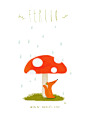 一直下雨，上次种的蘑菇都长大啦~