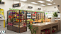 commercial design industrial Interior interior design  mart Mart design mini mart Shop design super market