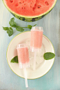 Watermelon Mint Popsicles