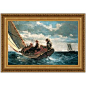 Breezing Up (A Fair Wind), 1876: Framed Canvas Replica Painting
