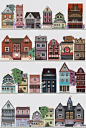 Canada on Behance,montreal,canada,house,flat,illustrate,leaf,september,october,beer,pub,store: