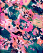 Abstract Painted Florals: 