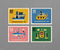 Danish Stamps : Denmark - Underwater Life 1974