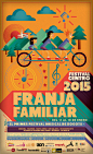 2015 FESTIVAL CENTRO系列插画海报设计