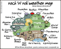 rock n roll weather map: 