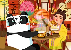 为鱼说科技创作的，与成都...-小改的王国__涂鸦王国插画