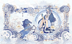 易了道中/采集到插画手绘
