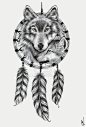 Wolf Dreamcatcher