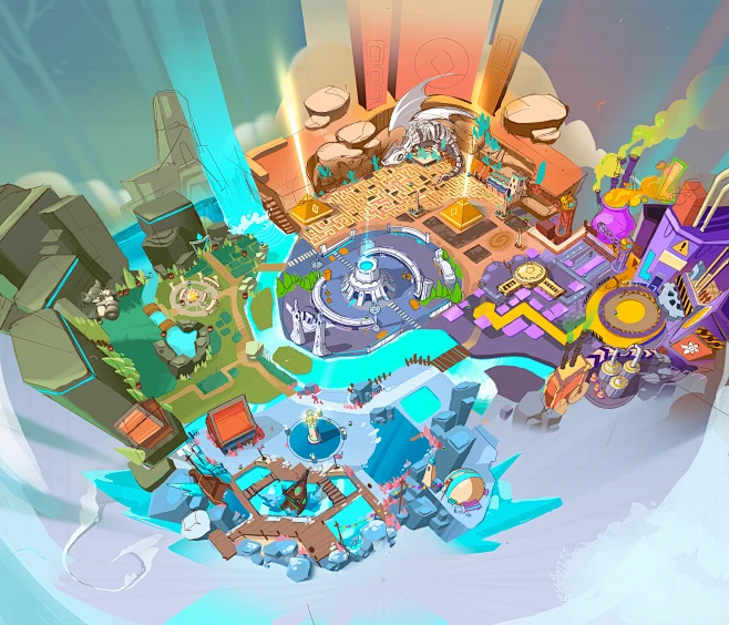 concept environment heroes strike map-花瓣网