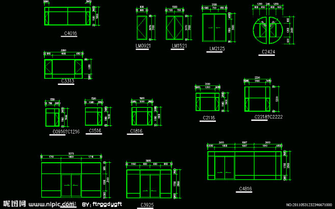 CAD DWG 图纸 平面图 素材 装修...