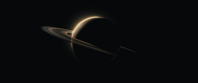 Saturn and Enceladus...