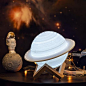 Turn your room into outer space with this planetary decorative lamp with 16 light color changes! Perfect for galaxy lovers, Capricorns and decorating a child's bedroom! Includes remote control for 16 color change display, brightness adjustment and 4 displ