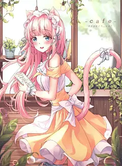 薄涂/日韩插画/日韩风 温柔的萌妹子，韩国画师pippin的插画作品
花瓣关注原画人，推荐更多精选素材，绘画更有灵感