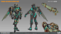 Pharah Enchanted Armor Skin Concept, Anh Dang : My Pharah Enchanted Armor skin and weapon concept for Overwatch Halloween Terror event.