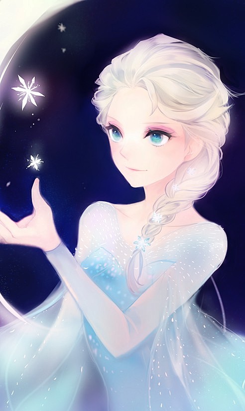 冰雪奇缘Elsa 唯美冰雪女王