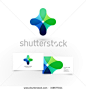 Modern icon design logo element with business card template. Best for identity and logotypes.-符号/标志,抽象-海洛创意（HelloRF） - 站酷旗下品牌 - Shutterstock中国独家合作伙伴