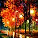 Leonid afremov 油画欣赏