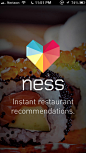 新版Ness应用程序手机界面设计 美食手机界面