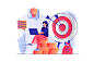 Business target Illustration