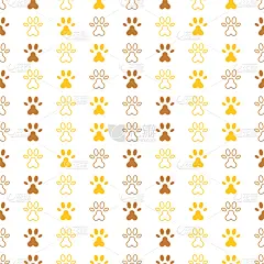 脚印,爪子,裹住,四方连续纹样,扁平化设计,可爱的,宠物,图像,猫,壁纸