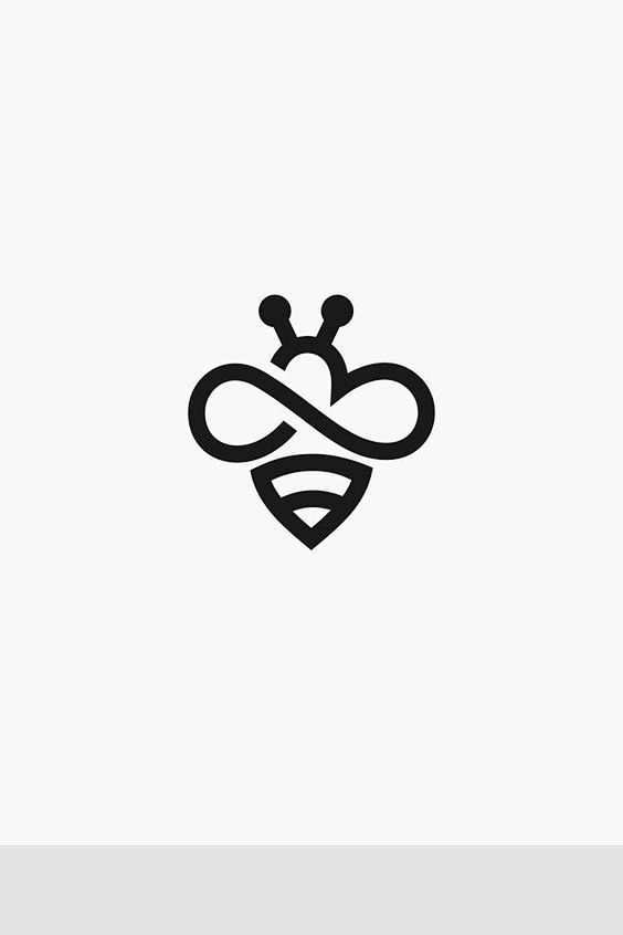 蜜蜂标志模板#Logo #Bee #Lo...