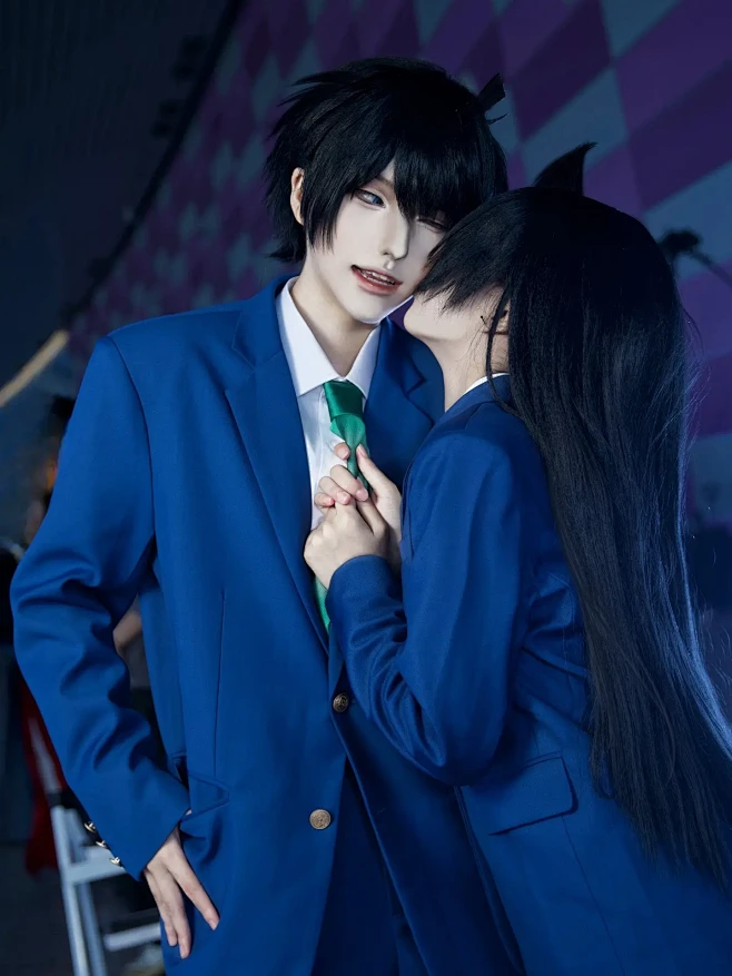 “世纪之吻”#新兰 #cos #名侦探柯南@白笛.ovo（to签收费），采集@屿堍-花瓣网