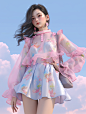 qiuling6689_Realistic_3d_cartoon_style_rendering_chinese_gril___e8362bba-15a9-4070-a589-c081b7201f28