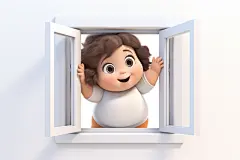 女孩孩童儿童模型图片