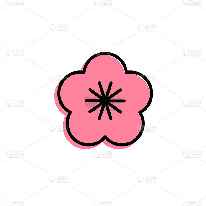 (梅花)矢量图标
