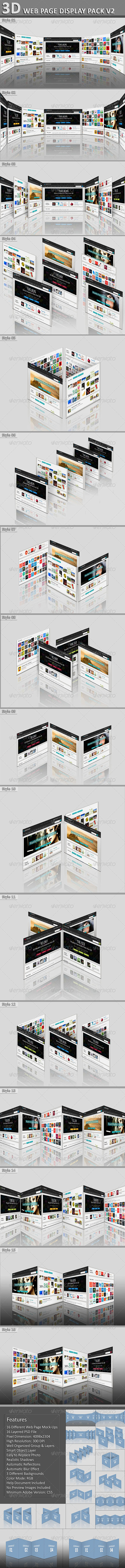 3D Web Page Display ...