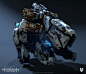 Horizon Zero Dawn - Behemoth, Lennart Franken : I was responsable for the highres model and detailing of the platings and destructable parts. 
Nazz Abdoel was responsable for the highres model, detailing and mechanical engineering of the inner body.

http