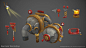 Draenei Exterior Decoration, Ashleigh Warner : Prop art from World of Warcraft: Warlords of Draenor.  
©Blizzard Entertainment