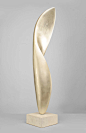 Contemporary Abstract Silver Leaf And Resin Sculpture By Kevin Kelly image 2