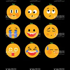 呆萌表情包  - 源文件下载【酷图网】呆萌,表情包,哭,微笑,吃惊,流汗,