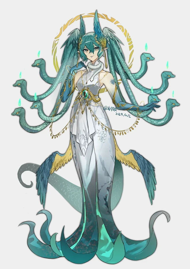 羽蛇神初音 - 小红书-花瓣网