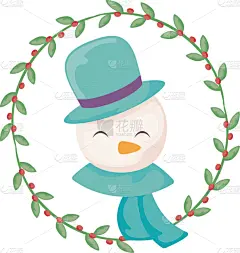 雪人,围巾,帽子,白色,动物头,可爱的,传统,请柬,球体,事件