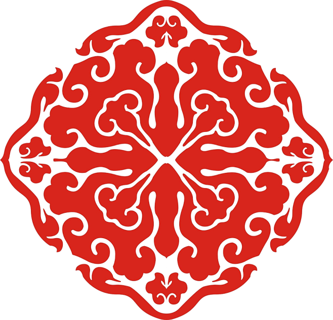 中国传统元素 祥纹 免扣素材 透明背景 ...