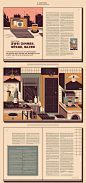 SMART HOME : Editorial Design and Illustrations for the German Magazine »DER SPIEGEL Wissen« (The Digital Life). The special feature consists of three articles about our smart living and how this will influence us in future.