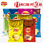 Lay's乐事薯片70g*10包 休闲零食套餐膨化食品办公室小吃大礼包-tmall.com天猫