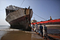 The Ship Breakers : Modern steel-hulled ships are built to last for several decades. After their useful life is over, more than 90 percent of ocean-going container ships end up on the shores of India, Pakistan, Indonesia, or Bangladesh, where labor is che