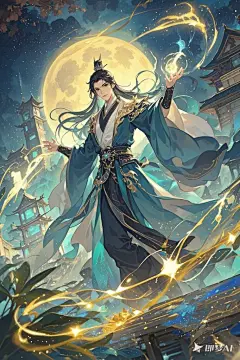 东方玄幻，男，古风，技能特效 (38)