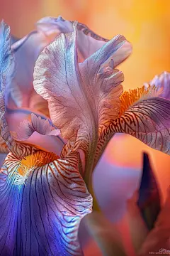 蝴蝶兰鸢尾花朵图片摄影图