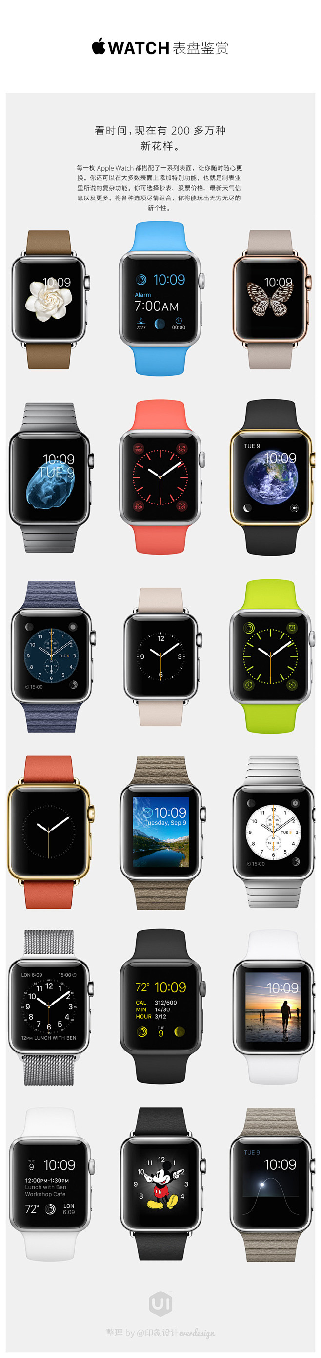 Apple Watch 表盘鉴赏