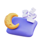 Sleeping  3D Icon