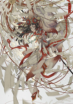 用耳机去聆听唯美世界采集到七原しえ 插画集