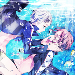 帝妃一笑采集到30.Free!男子游泳部❤