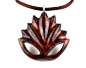 Fox Pendant, Fox Necklace, Fox Jewelry, Wood Fox Pendant, Wood Fox Necklace, Wood Jewelry, Fox Totem Jewelry, Gift Idea, Hand Carved Pendant : This double faced wooden fox pendant is artfully hand carved in Cocobolo, an exotic hardwood that originates fro