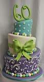 topsy turvy birthday cake