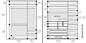 设计参考，两款衣柜尺寸图